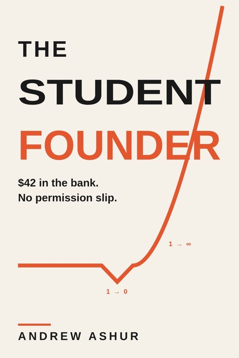 The Student Founder, front cover